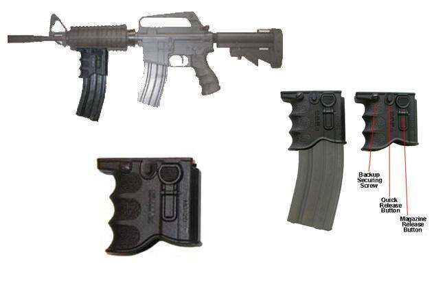 Grips Pads Stocks F.A.B. Defense FAB DEF M16 FOREGRIP & MAG CARRIER